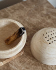 Globe Incense Sphere, Travertine