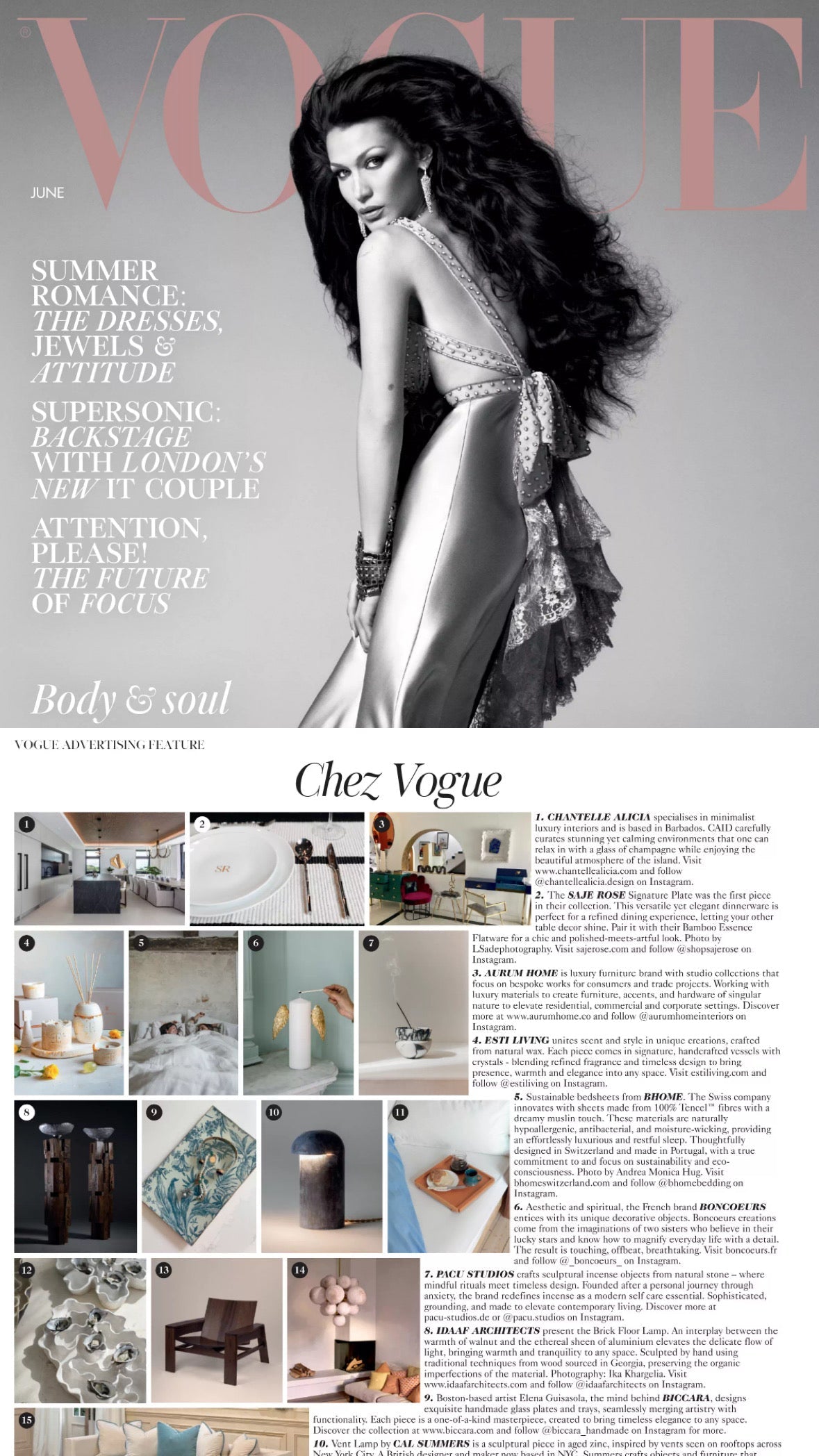 PȺCU STUDIOS is featured in British VOGUE