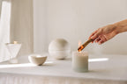 Travertine Ritual Set