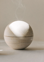 Globe Incense Burner Travertine