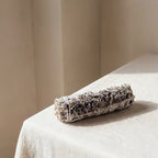 White sage and lavender smudge stick for incense ritual
